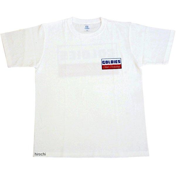 【メーカー在庫あり】 GADT001WH-L ゴールディーズオートディテイリング TRICOLORE LOGO Tシャツ 白 Lサイズ JP店｜hirochi｜02