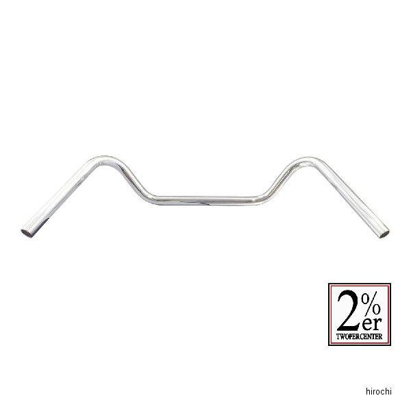 【メーカー在庫あり】 034538 ツーパーセンター 2%er TTタイプハンドルバー 1インチ クローム JP店