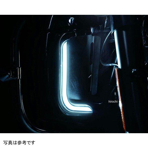 【メーカー在庫あり】 kur2957 クリアキン Kuryakyn Tracer LEDロワーフェアリングアクセント ボディ：ブラック /点灯：ホワイト/アンバー JP店_2