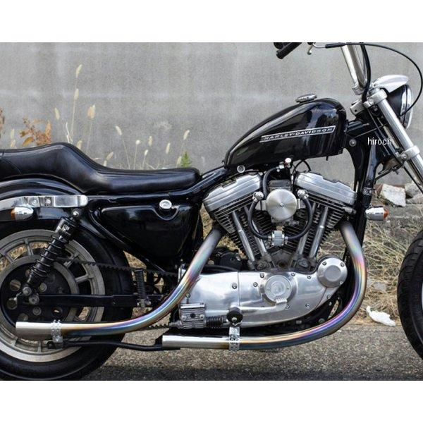 【メーカー在庫あり】 MR-EX172B Motor Rock モーターロック オールドスタイル手曲げマフラー 86年-03年 スポーツスター ステンレス ベアメタル JP店の画像