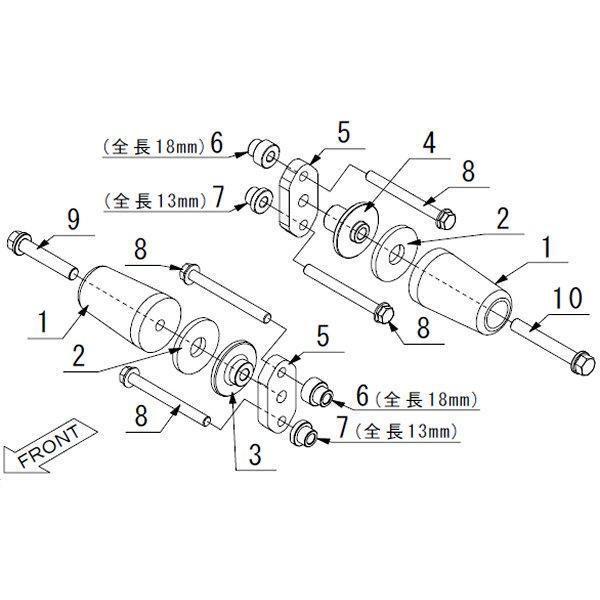 【メーカー在庫あり】 05030-21419-00 モリワキ スキッドパッド GSF1200、BANDIT1200 黒 JP店