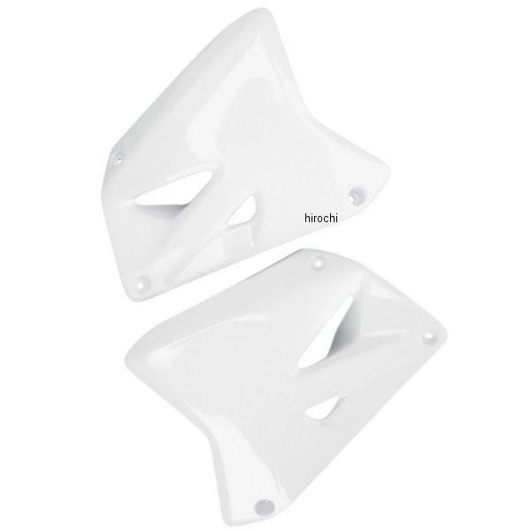 【USA在庫あり】 0520-0389 ユーフォープラスト UFO PLAST ラジエーターカバー 01年-06年 RM250、RM125 白 JP店