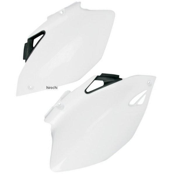 【USA在庫あり】 0520-0395 ユーフォープラスト UFO PLAST サイドパネル 06年-09年 YZ450F、YZ250F 白 JP店