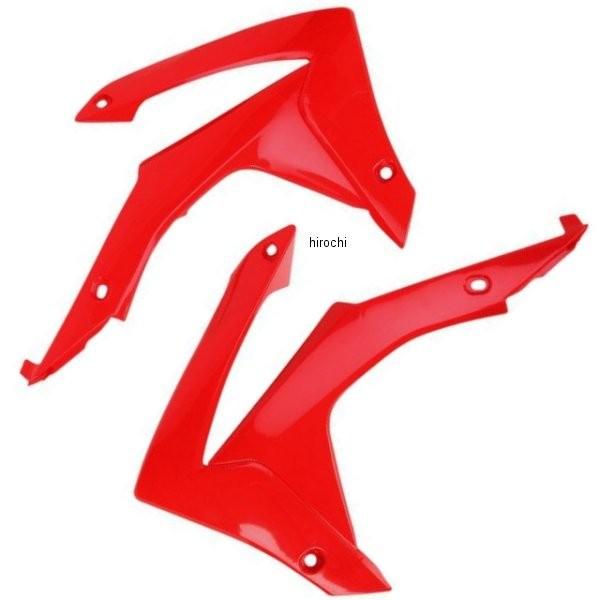 【USA在庫あり】 0520-1107 ユーフォープラスト UFO PLAST ラジエーターカバー 13年以降 CRF450F、CRF250R CRレッド JP店