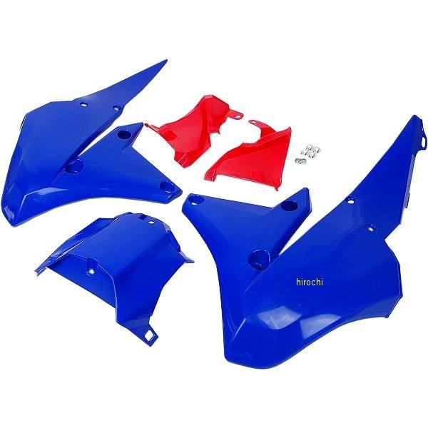 【USA在庫あり】 0520-1365 サイクラ CYCRA ラジエーターシュラウド エアボックスカバー付き 06年以降 YZ450F、YZ250F 青 JP店