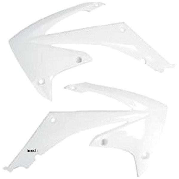 【USA在庫あり】 0520-2429 ユーフォープラスト UFO PLAST ラジエーターカバー 16年-18年 KX450F 白 JP店