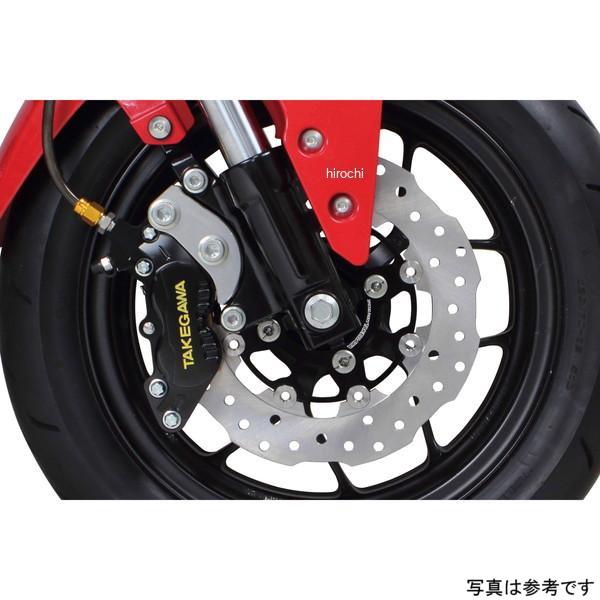 06-08-0297 SP武川 アルミビレット4POTキャリパーフロントセット ブラック ホンダ グロム JP店_1