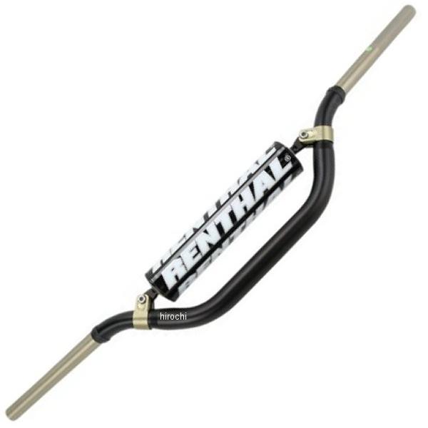 【USA在庫あり】 0601-0446 レンサル RENTHAL 22mm ハンドルバー RC High 922 黒 JP店