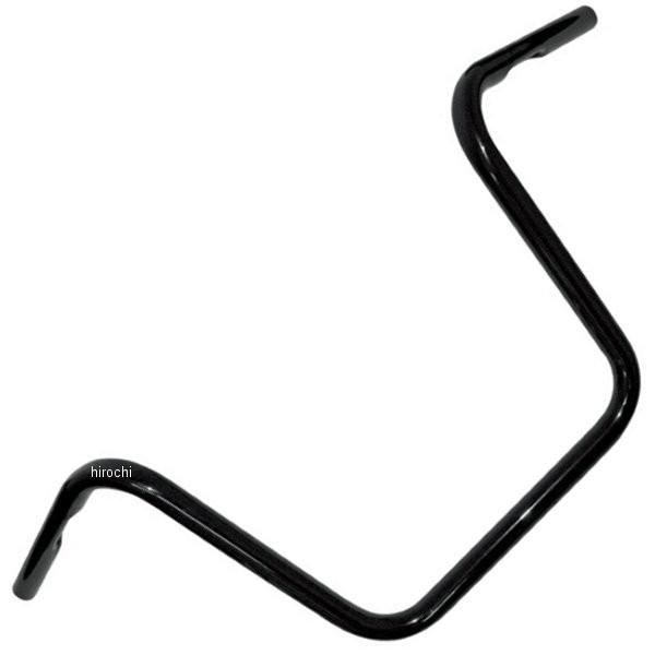 【USA在庫あり】 0601-1217 DRAG 1インチ ハンドルバー エイプ 12インチ 08年以降 FLHR 黒(つや有り) JP店