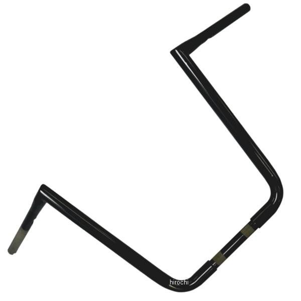 【USA在庫あり】 0601-2693 LAチョッパーズ LA Choppers 1.25インチ ハンドルバー ピーク 16インチ 黒(つや有り) JP店