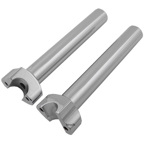 【USA在庫あり】 0602-0402 DRAG 1インチハンドルバー 8インチ (203mm)高 ライザー ストレート クローム JP店