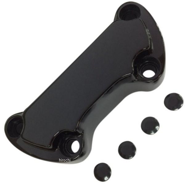 【USA在庫あり】 0603-0812 DRAG 1インチ ハンドルバー トップ クラップ 73年以降 スカラップ 黒 JP店