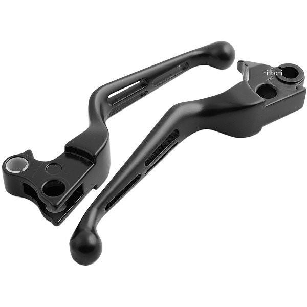 【USA在庫あり】 0610-0142 DRAG レバーセット スロット 96年以降 BigTwin 黒(つや消し) JP店