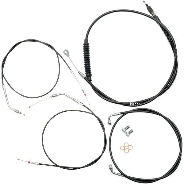 【USA在庫あり】 0610-0442 LAチョッパーズ LA Choppers ケーブル標準キット 黒 99年-03年 XL ミニエイプバー用 JP店