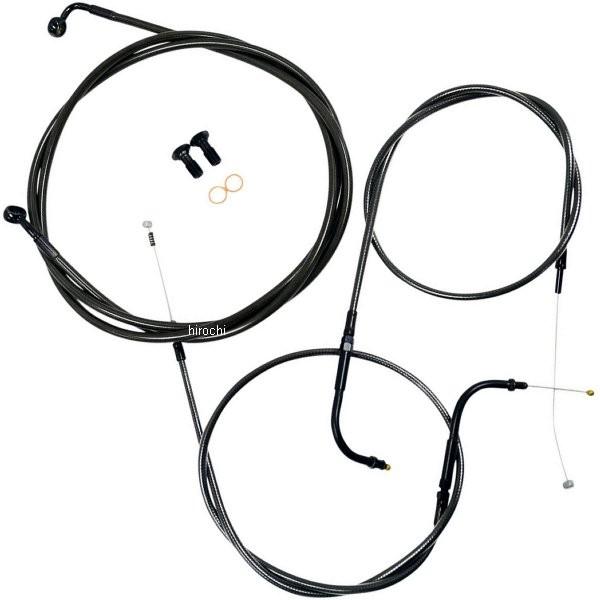 【USA在庫あり】 0610-1594 LAチョッパーズ LA Choppers ケーブル標準キット Midnight 00年-06年 FXST 18-20インチ用 JP店