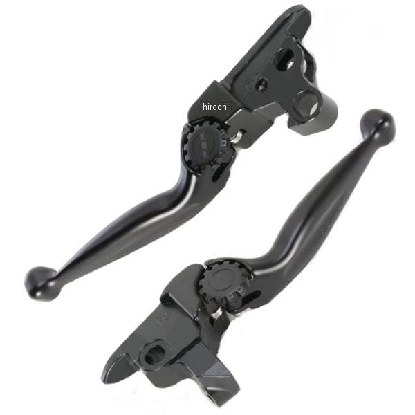 【USA在庫あり】 0610-1721 パワースタンド Powerstands レバーセット 調整可能 ジャーニー 96年以降 Big Twin 黒 JP店