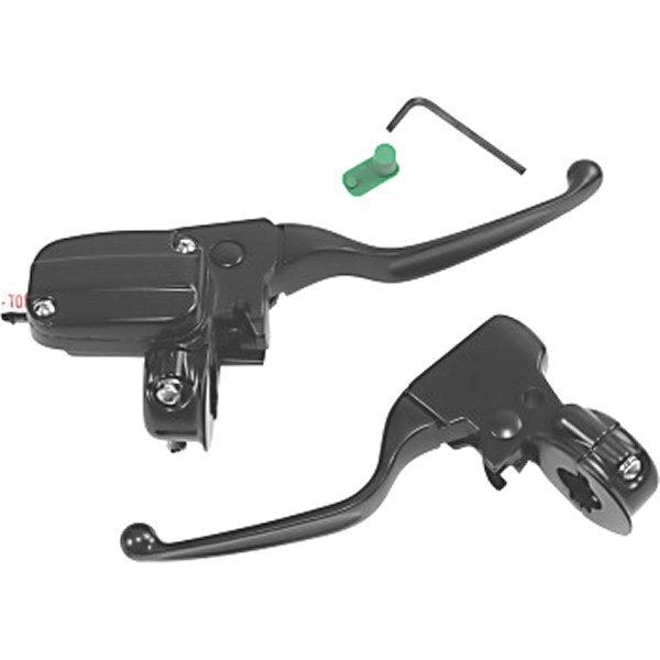 【USA在庫あり】 0610-2146 DRAG ブレーキ/クラッチコントロールキットとスイッチハウジング 08年?13年 FLT マットブラック JP店