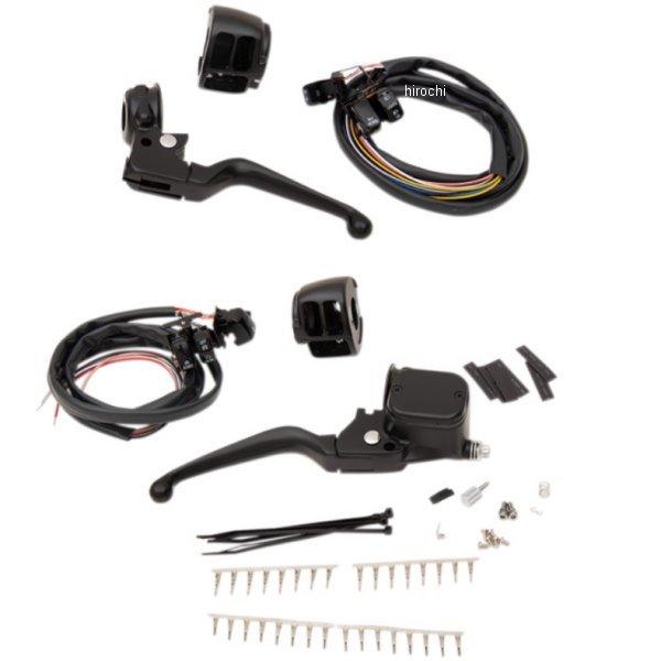 【USA在庫あり】 0610-2150 DRAG コントロールキット 11/16"マスターシリンダー（ダブルディスク)スイッチ付き 黒 JP店