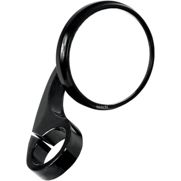 【USA在庫あり】 0640-0788 トッドサイクル Todd's Cycle ミラー ショート クランプオン 1.14インチ 黒(1個売り) JP店