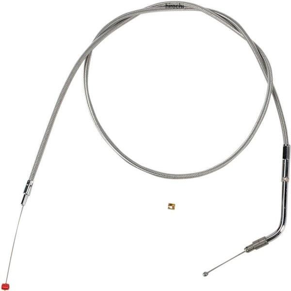 【USA在庫あり】 0650-0852 バーネット Barnett スロットルケーブル 45.5インチ ステンレス 02年-07年 FLHTCU、07年 FLTR JP店