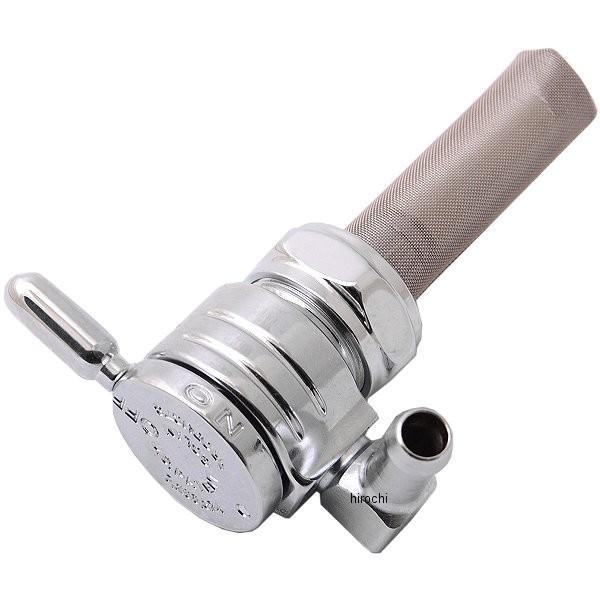 【メーカー在庫あり】 76-312B-CS ゴランプロダクツ Golan Products フューエル ペットコック 22mm 後方 クローム JP店