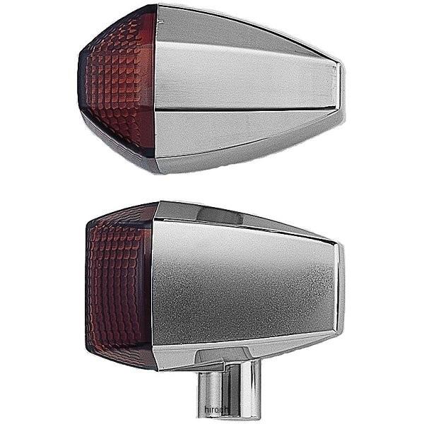 071461 ポッシュ POSH LED ZRウインカーセット スタンダードタイプ 94年-02年 ZRX1100、ZRX400 クローム/オレンジ JP店