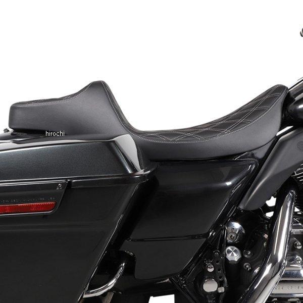 Drag Specialties 2UPシート　シルバーWステッチ　ツーリング系 Drag Specialties 2UPシートシルバーWステッチツーリング系