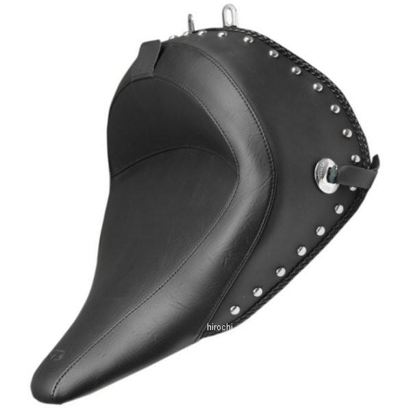 【USA在庫あり】 0802-0898 マスタング Mustang シート ソロ ワイド FLSTC スタッド/バックレスト付き JP店