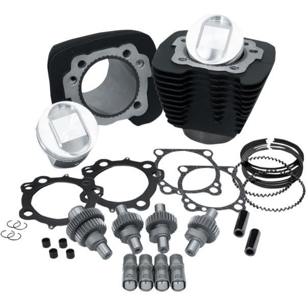 【USA在庫あり】 0903-1302 S\u0026Sサイクル S\u0026S Cycle フーリガン 1200ccから1250cc改造キット 黒 JP店