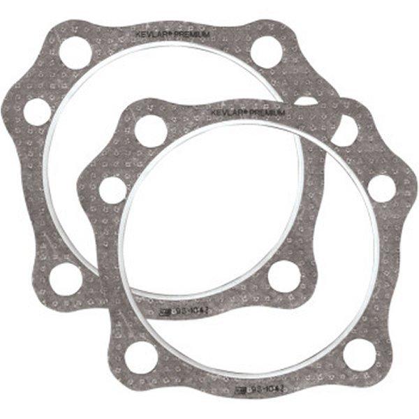 【USA在庫あり】 0934-5013 S\u0026Sサイクル S\u0026S Cycle ヘッド ガスケット 4\" 厚さ.043\" 304 SS 99年-17年 Twin Cam (2個入り) JP店