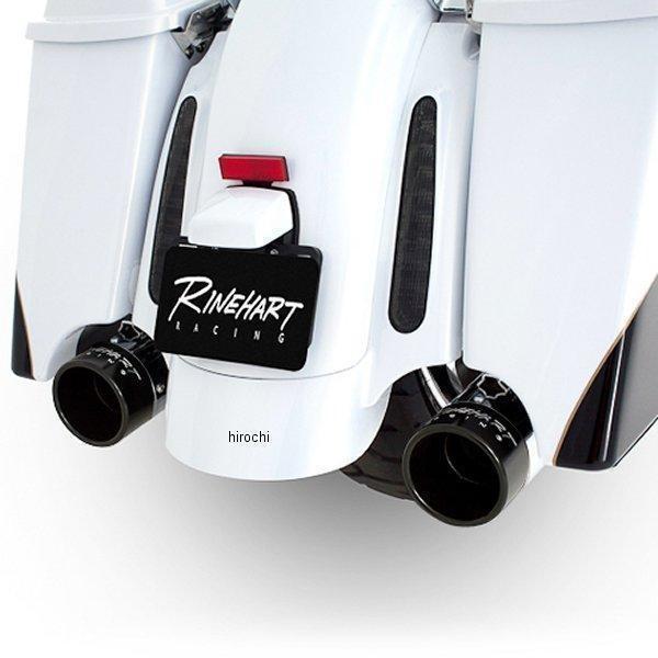 100-0200 ラインハート Rinehart Racing 4インチ フルエキゾースト Xtreme トゥルー デュアル 09-11年 ツーリング クローム/黒 JP店 | Harley Davidson | 01