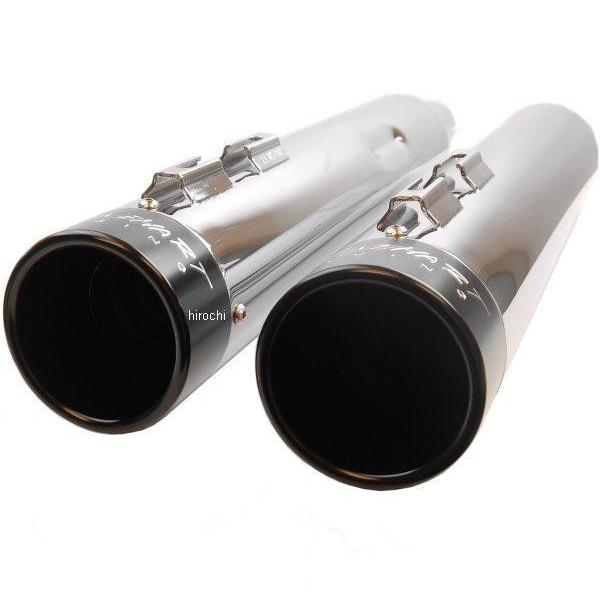 100-0200 ラインハート Rinehart Racing 4インチ フルエキゾースト Xtreme トゥルー デュアル 09-11年 ツーリング クローム/黒 JP店 | Harley Davidson | 05