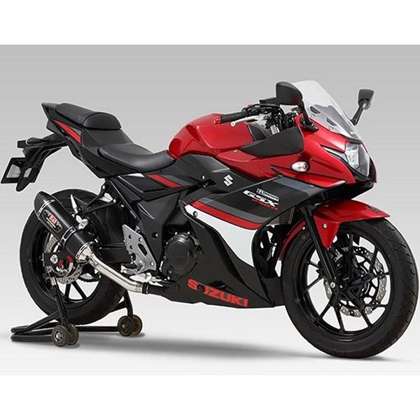110-139-5W20 ヨシムラ スリップオンマフラー R-77S EXPORT SPEC 17年 GSX250R メタルマジックカバー/カーボンエンド JP店