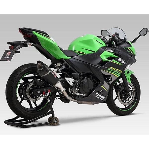110-235-5E20 ヨシムラ スリップオンマフラー R-11 サイクロン EXPORT SPEC 18年 Ninja250/400 政府 ...