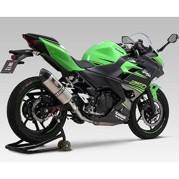 【メーカー在庫あり】 110-235-5W30 ヨシムラ スリップオンマフラー R-77S サイクロン EXPORT SPEC 18年 Ninja250/400 サテンフィニッシュ/カーボン JP