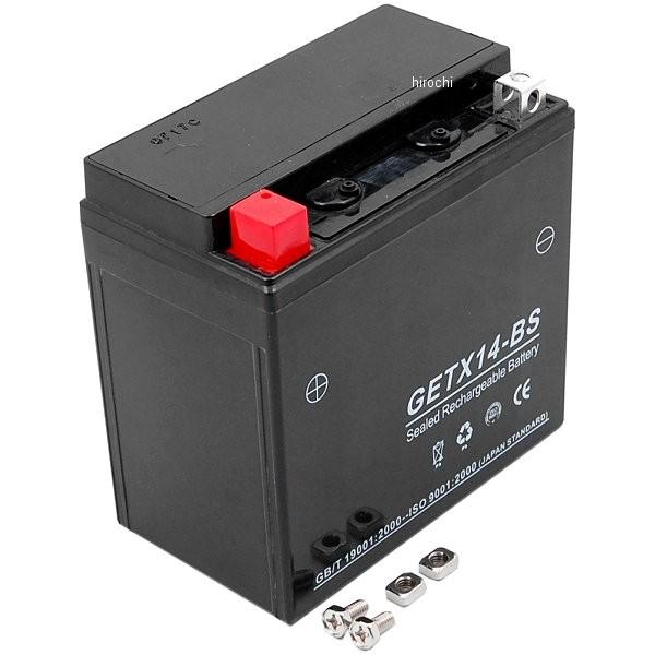 【メーカー在庫あり】 GETX14-BS NBS バイクパーツセンター MFジェルバッテリー 12V YTX14-BS互換 JP店