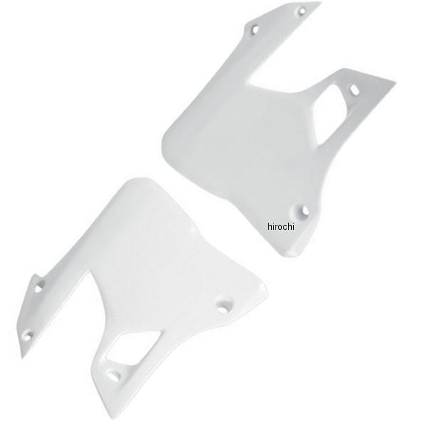 【USA在庫あり】 12-284-29 ユーフォープラスト UFO PLAST ラジエーターカバー 96年-01年 YZ250、YZ125 白 JP店
