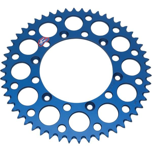 【USA在庫あり】 1211-0164 レンサル RENTHAL リア スプロケット 48T/520 98年以降 YZF、YZ、WRF アルミ 青 JP店