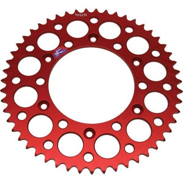 【USA在庫あり】 1211-0180 レンサル RENTHAL リア スプロケット 53T/520 83年以降 CRF、CR、XR アルミ 赤 JP店
