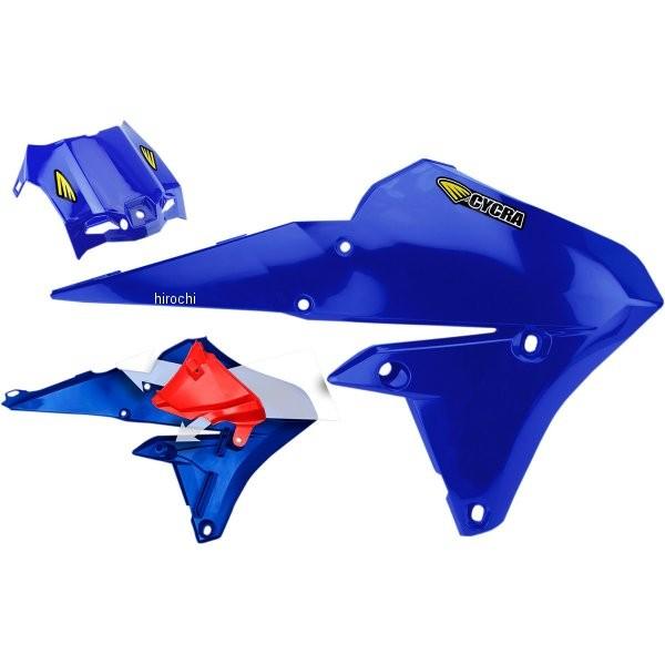 【USA在庫あり】 cyc1CYC-1775-62 サイクラ CYCRA パワーフローラジエーターシュラウド 06年-09年 ヤマハ YZ250F 青 JP店