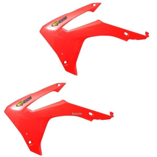 【USA在庫あり】 cyc1CYC-1887-33 サイクラ CYCRA ラジエーターシュラウド 13年以降 CRF450R、CRF250R 赤 JP店