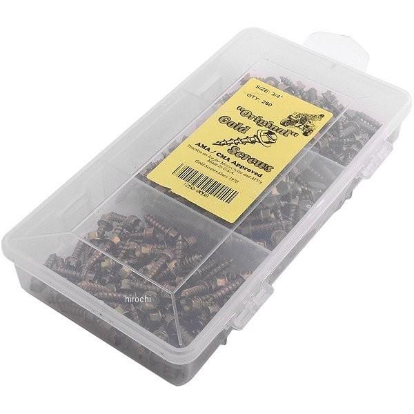 【USA在庫あり】 1250-0060 ゴールドスクリュー Gold Screws アイススクリュー 3/4インチ ゴールド (1000個入り) JP店