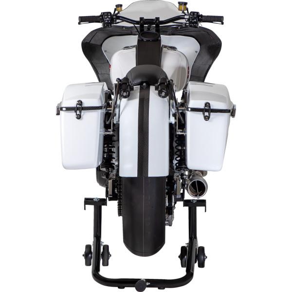 USA在庫あり】 1401-1077 SLYFOX リアフェンダー カーボン グロス