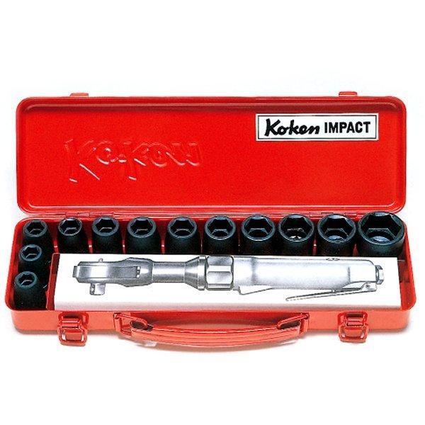 【メーカー在庫あり】 14242M コーケン Ko-ken 1/2インチsq インパクトソケットセット 12ヶ組 JP店
