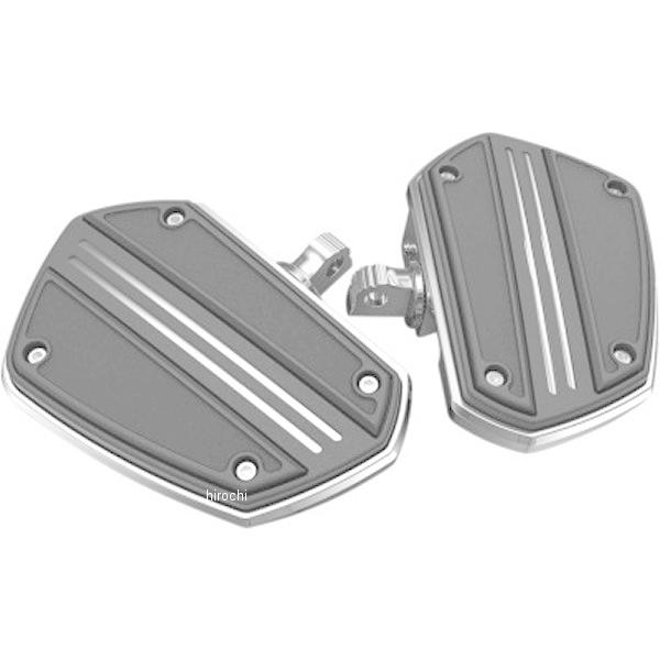 【USA在庫あり】 1621-0893 チロ CIRO フットボード Twin Rail オス型マウント付き クローム JP店