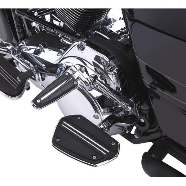 【USA在庫あり】 1621-0893 チロ CIRO フットボード Twin Rail オス型マウント付き クローム JP店_1