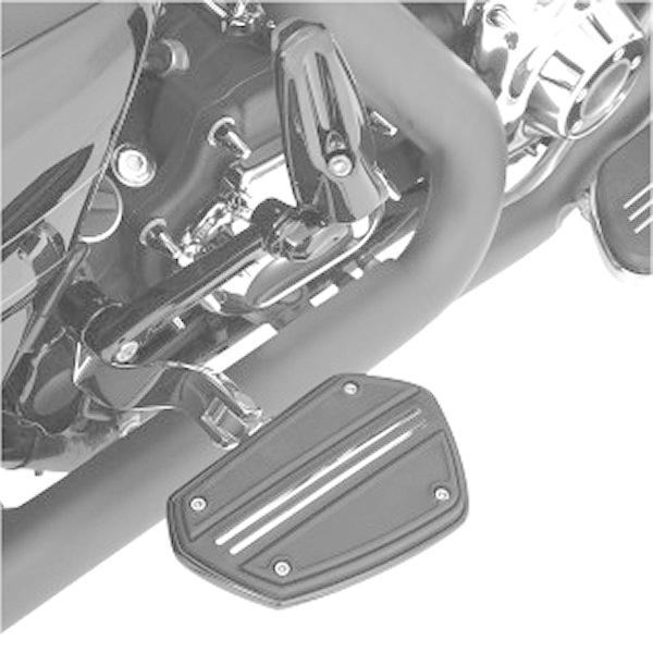 【USA在庫あり】 1621-0894 チロ CIRO フットボード Twin Rail オス型マウント付き 黒 JP店_1