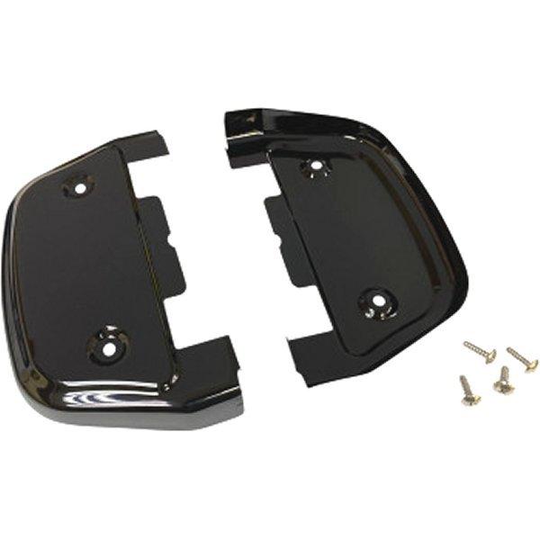 【USA在庫あり】 1621-1000 DRAG パッセンジャーフットボード カバー (左右ペア) 黒(つや有り) JP店