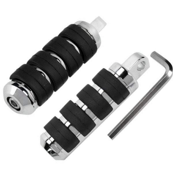 USA在庫あり】 1622-0146 DRAG 補修用フットペグ クローム(左右