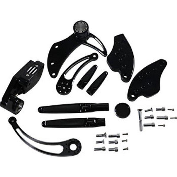 【USA在庫あり】 1622-0537 Hawg Halters フォワードコントロール FLDE/FLFB 黒/スロットレバー付 JP店